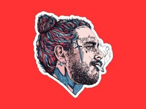 Post Malone Sticker