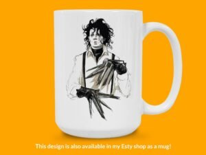 Edward Scissorhands Sticker