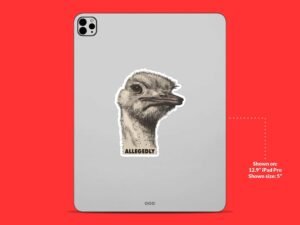 Allegedly Ostrich Letterkenny Sticker