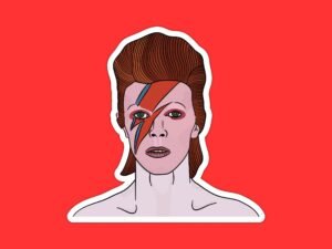 David Bowie Sticker