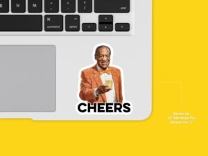 Bill Cosby Cheers Sticker