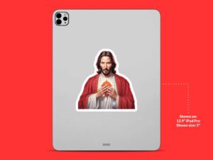 Keanu Reeves Jesus Sticker