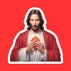 Keanu Reeves Jesus Sticker