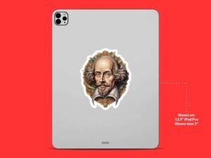 William Shakespeare Sticker
