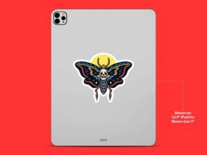 Death's Head Hawkmoth Moth Sticker
