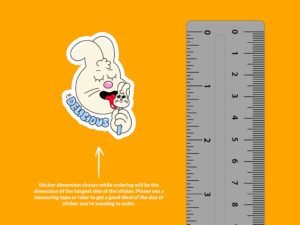 I'm Delicious Bunny Sticker