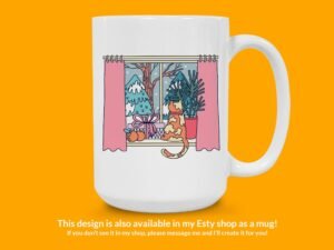 Winter Days Cat Sticker