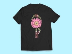 Cowgirl Flower Sticker