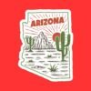 Arizona Sunset Sticker