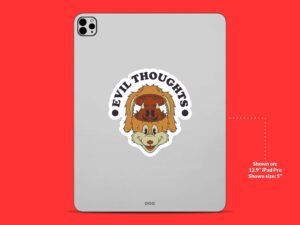 Evil Thoughts Sticker