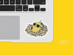 Humanade Lemon Vampire sticker