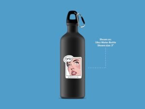 OMG He Farted On My Leg Sticker