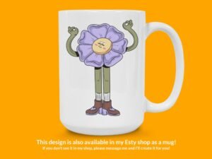 Namaste Flower Sticker