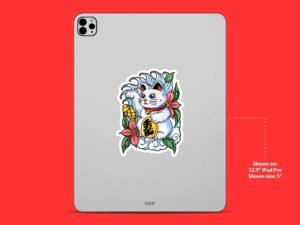 Lucky Cat Sticker