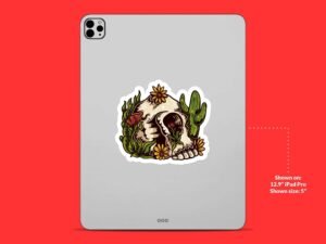 Desert Skull Sticker