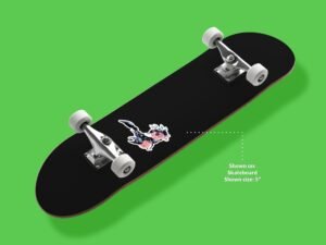 Floral Scorpion Sticker