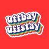 Uttbay Uffstay Sticker | Funny Pig Latin Saying Sticker