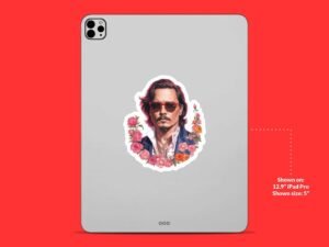 Johnny Depp Sticker