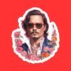 Johnny Depp Sticker