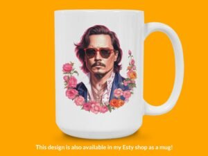 Johnny Depp Sticker