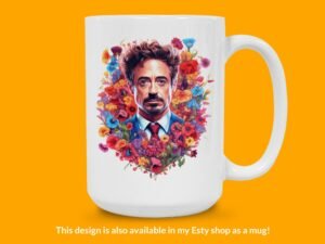 Robert Downey Jr Sticker
