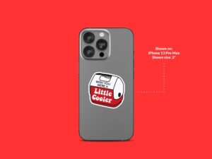 Wish You Were A Little Cooler Sticker