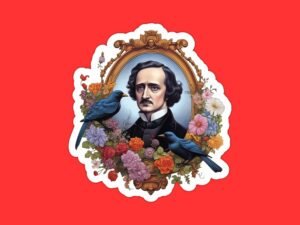 Edgar Allan Poe Sticker