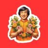 Jackie Chan Sticker