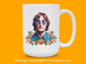 John Lennon Sticker