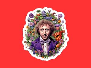 Gene Wilder Sticker