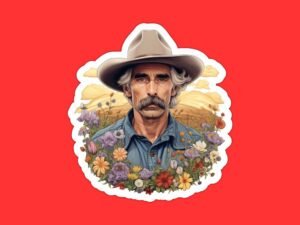 Sam Elliot Sticker