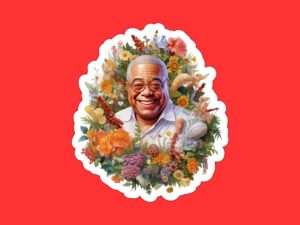 James Earl Jones Sticker