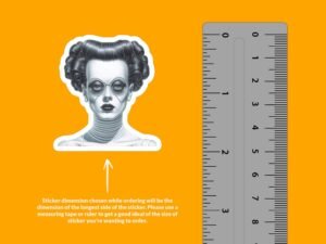Bride of Frankenstein Sticker Decal