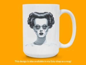 Bride of Frankenstein Sticker Decal