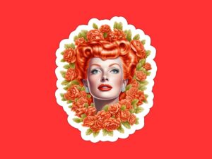 Lucille Ball Sticker