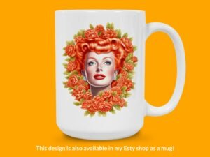 Lucille Ball Sticker