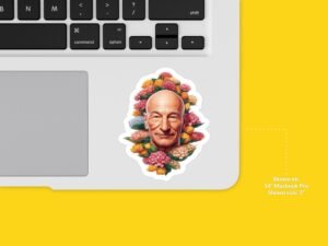 Patrick Stewart Sticker