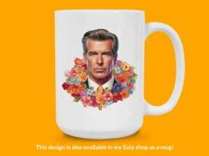 Pierce Brosnan Sticker