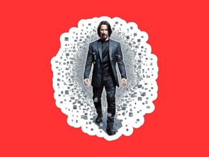 Keanu Reeves Sticker