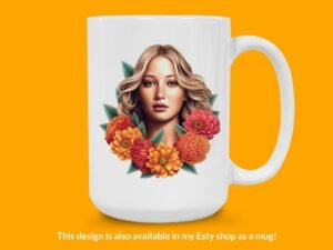 Jennifer Lawrence Sticker
