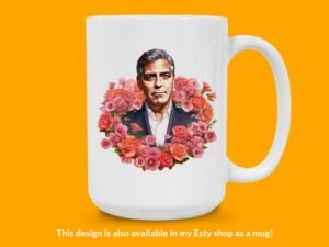 George Clooney Sticker