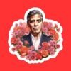 George Clooney Sticker