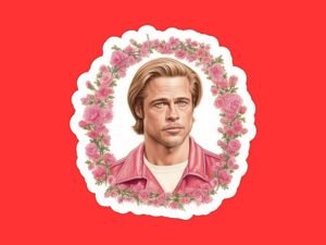 Brad Pitt Sticker