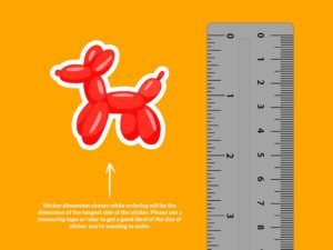 Balloon Dog Sticker