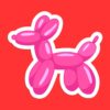 Balloon Dog Sticker