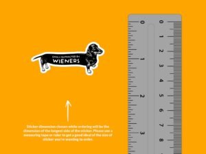 Easily Distracted by Wieners Sticker