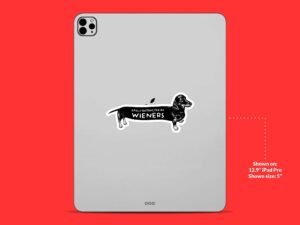 Easily Distracted by Wieners Sticker