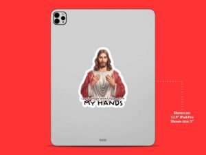 Jesus Ricky Bobby Sticker
