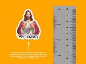 Jesus Ricky Bobby Sticker