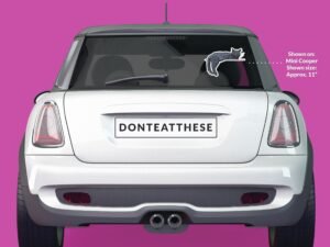 Cute Gray Cat Sticker